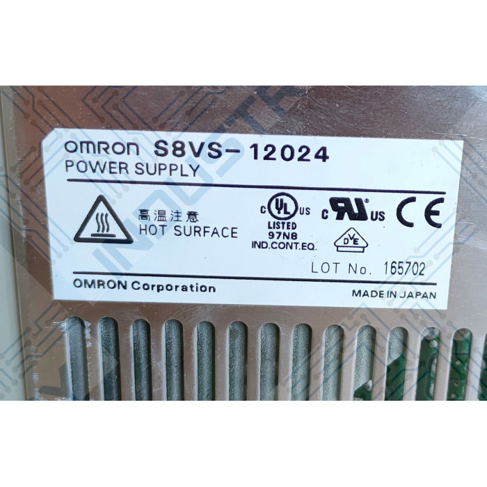 OMRON S8VS-12024 vue etiquette